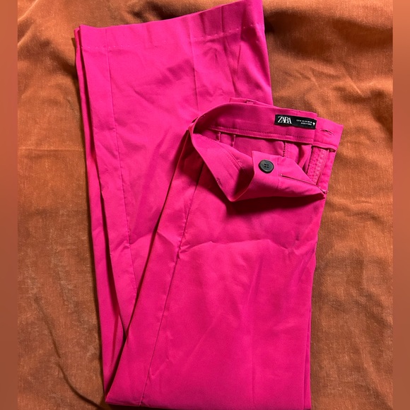 Zara Men's Bold Pink Dress Pants - Picture 1 of 1